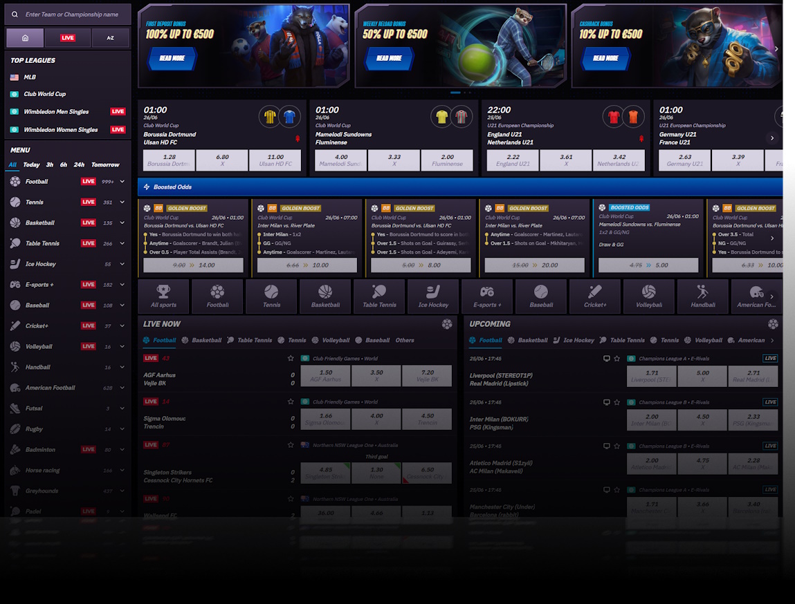Σύγχρονο Live Betting WinRolla